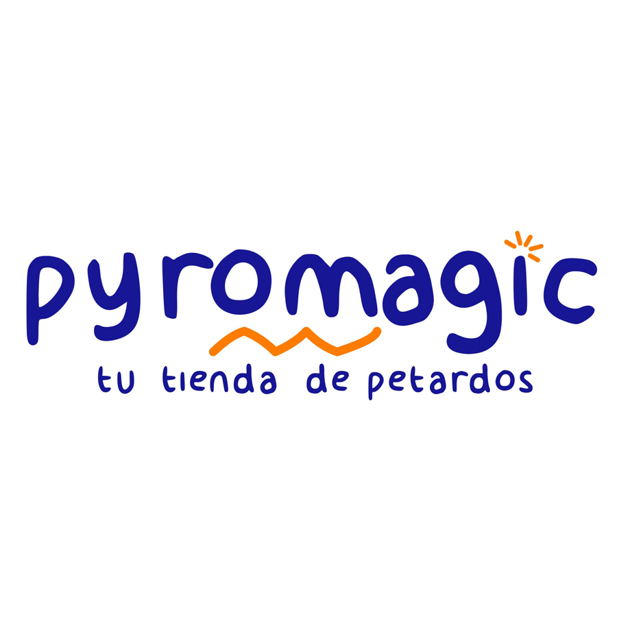 Diseño de logotipo para Pyromagic. Tiendas de petardos